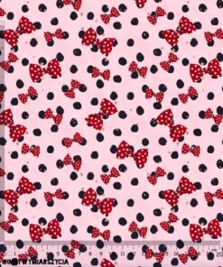 Alternative view of Ortalion wodoodporny fashion kokardy i kropki