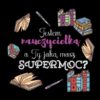 Panel wodoodporny dzień nauczyciela książki nauczycielka czarny
