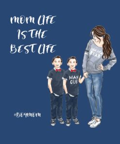 Panel wodoodporny mom life dwóch synów
