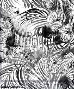 Alternative view of Ortalion wodoodporny duże zebry glitter 1