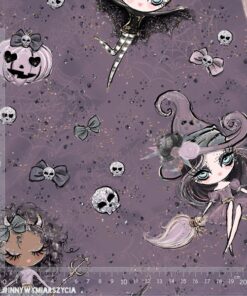 Alternative view of Ortalion wodoodporny dziewczyny i czaszki halloween
