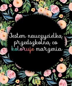 Panel welur dzień nauczyciela koloruje marzenia