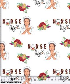 Tkanina wodoodporna pielęgniarka nurse life 1 - obrazek 2