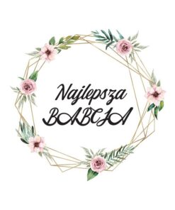 Panel wodoodporny dzień babci najlepsza in garden biały