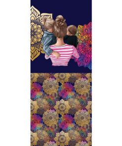 Panel 42x100cm super mama dzieci 2 mandale