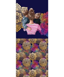 Panel 42x100cm super mama dzieci mandale
