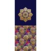 Panel 42x100cm złota mandala na granacie