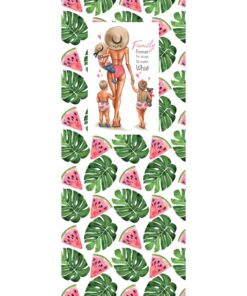 Panel 42x100cm mama i dzieci blondyni arbuzy