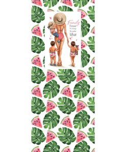 Panel 42x100cm mama i synowie szatyni arbuzy