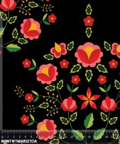 Alternative view of Ortalion wodoodporny kwiaty folklor