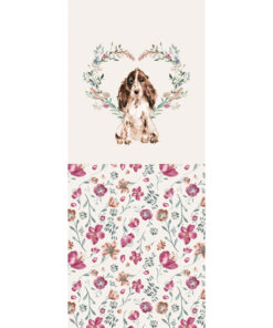 Panel 42x100cm Brown Cocker Spaniel