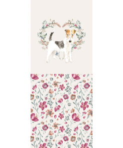 Panel 42x100cm Wire Haired Fox Terrier