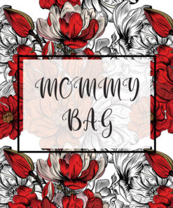 Panel wodoodporny mommy bag rysowane maki
