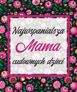 Panel wodoodporny najwspanialsza mama łowicz różowy
