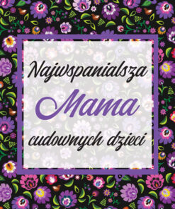 Panel welur najwspanialsza mama łowicz ultrafiolet