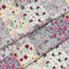 Welur tapicerski patchwork kwiaty