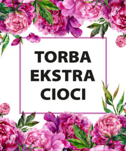 Panel wodoodporny torba ekstra cioci piwonie biały