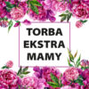 Panel wodoodporny torba ekstra mamy piwonie biały
