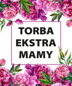 Panel wodoodporny torba ekstra mamy piwonie biały