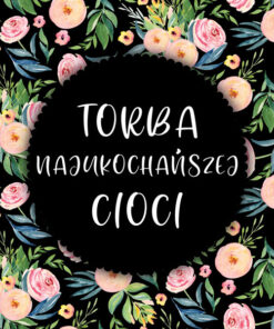 Panel wodoodporny torba najukochańszej cioci łąka czarny