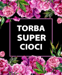 Panel wodoodporny torba super cioci piwonie czarny