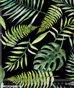Alternative view of Tkanina wodoodporna tropikalne liście monstera bananowiec palmowe