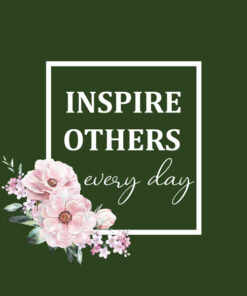 Panel wodoodporny inspire others every day róża
