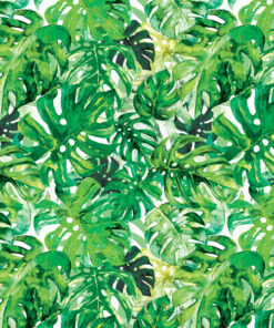 Alternative view of Ortalion wodoodporny liście monstera zielony
