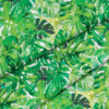 Tkanina wodoodporna liście monstera zielony