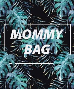 Panel wodoodporny mommy bag liście monstery i palmy