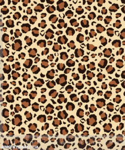 Alternative view of Tkanina wodoodporna print zwierzęcy leopard beż panterka
