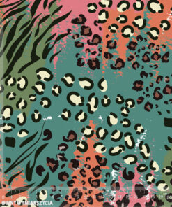 Alternative view of Tkanina wodoodporna print zwierzęcy leopard zebra wąż panterka