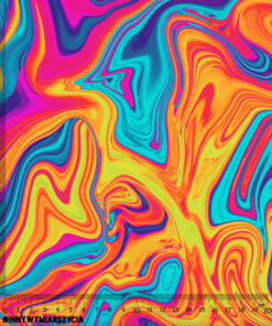 Alternative view of Ortalion wodoodporny kolorowa lawa abstrakcja