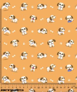 Alternative view of Ortalion wodoodporny małe shih tzu łapki i kości
