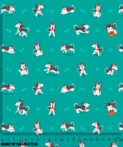 Alternative view of Ortalion wodoodporny małe siberian husky łapki i kości