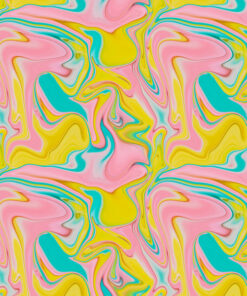 Welur tapicerski pastelowa lawa abstrakcja - obrazek 3