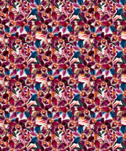 Tkanina wodoodporna cyfrowe kwiaty orchidei - obrazek 3