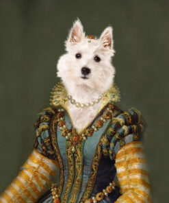 Panel welur west terrier portret