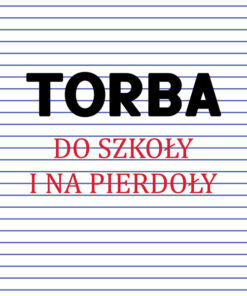 Panel wodoodporny dzień nauczyciela torba do szkoły i na pierdoły