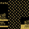 Panel śpiworkowy 155x120 cm baby lion gold lew