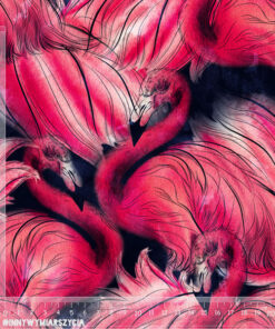 Alternative view of Welur tapicerski dark flamingo