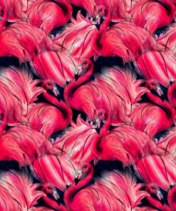Ortalion wodoodporny dark flamingo - obrazek 3