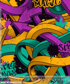 Alternative view of Ortalion wodoodporny graffiti strzałki style
