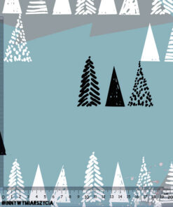 Alternative view of Tkanina wodoodporna polarne choinki