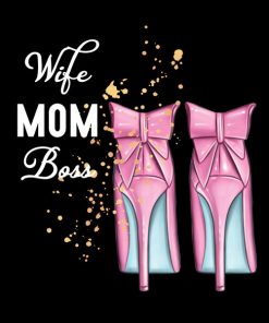 Panel welur wife mom boss high-heeled shoes