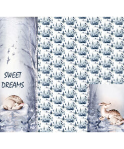 Panel śpiworkowy sweet dreams sarna 155x120cm