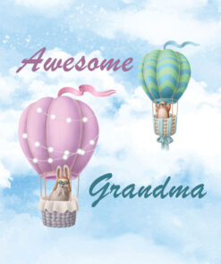 Panel wodoodporny awersome grandma balloons