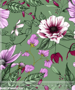 Alternative view of Ortalion wodoodporny eleganckie stokrotki i anemony 3
