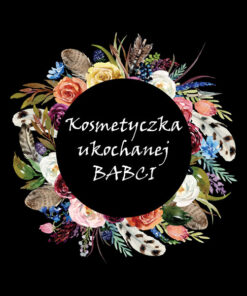 Panel wodoodporny kosmetyczka ukochanej babci boho