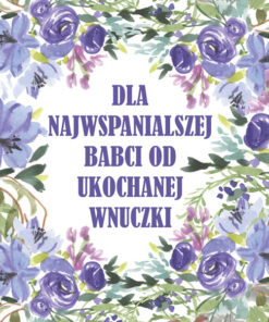 Panel wodoodporny dla najwspanialszej babci